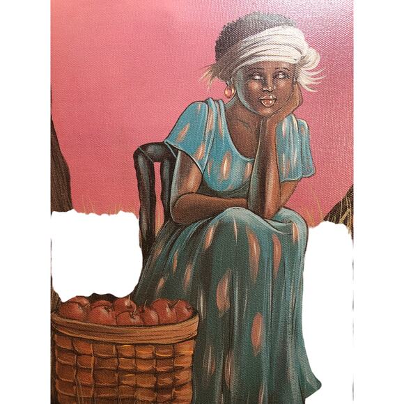 Vintage 1997 Lithograph Elaine Dunghill Fruitful Thoughts 21x17 - Picture 4 of 11